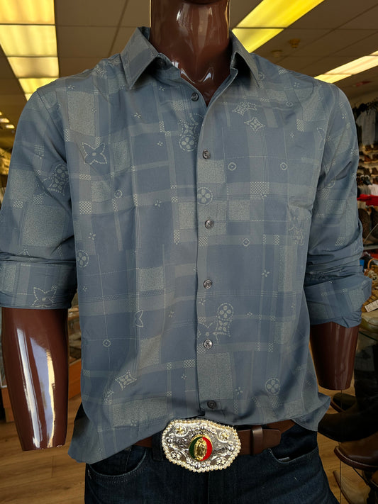 Pavini Grey Dress Shirt