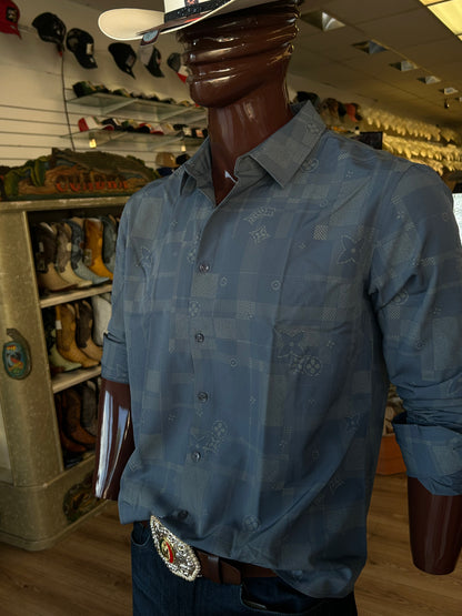Pavini Grey Dress Shirt