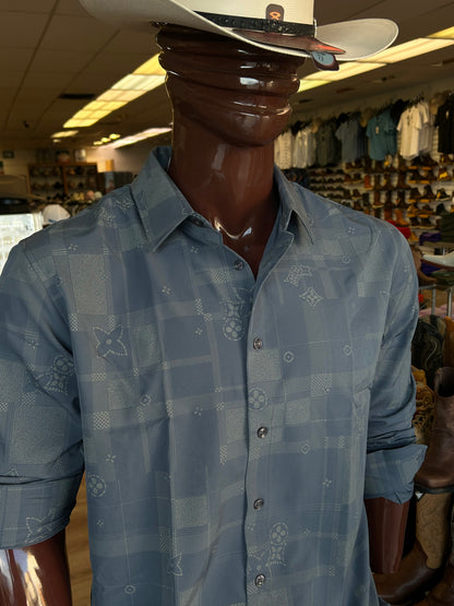 Pavini Grey Dress Shirt